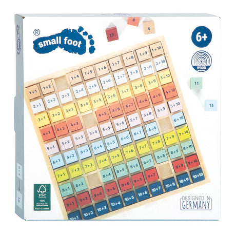 Small foot - Tabellone per calcolo colori con aggiunta di legno, 100 pz.