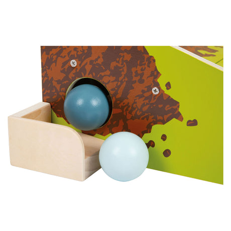 Set minigolf in legno Small Foot - gioco per bambini con tema talpa, giocattolo educativo.