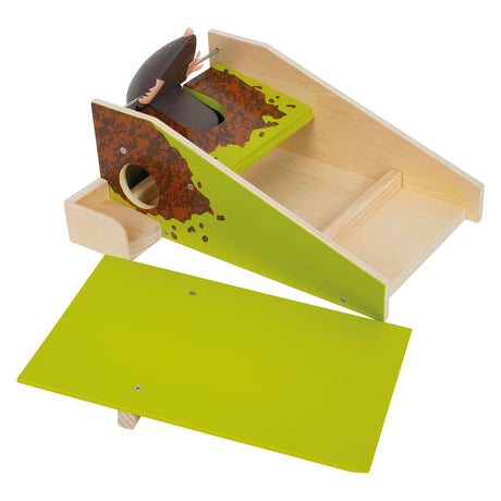 Set minigolf in legno Small Foot - gioco per bambini con tema talpa, giocattolo educativo.