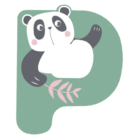 Piede piccolo - lettera per bambini con animali in legno - p