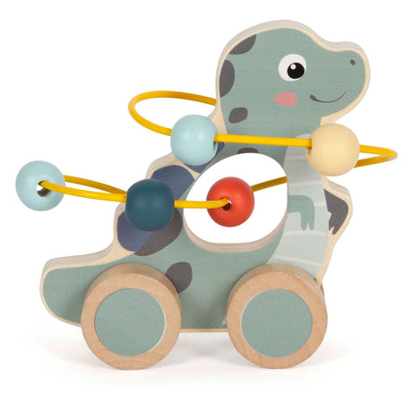 Small foot - Dino a spirale con motore a spinta in legno
