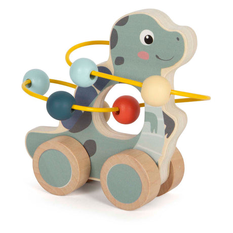 Small foot - Dino a spirale con motore a spinta in legno