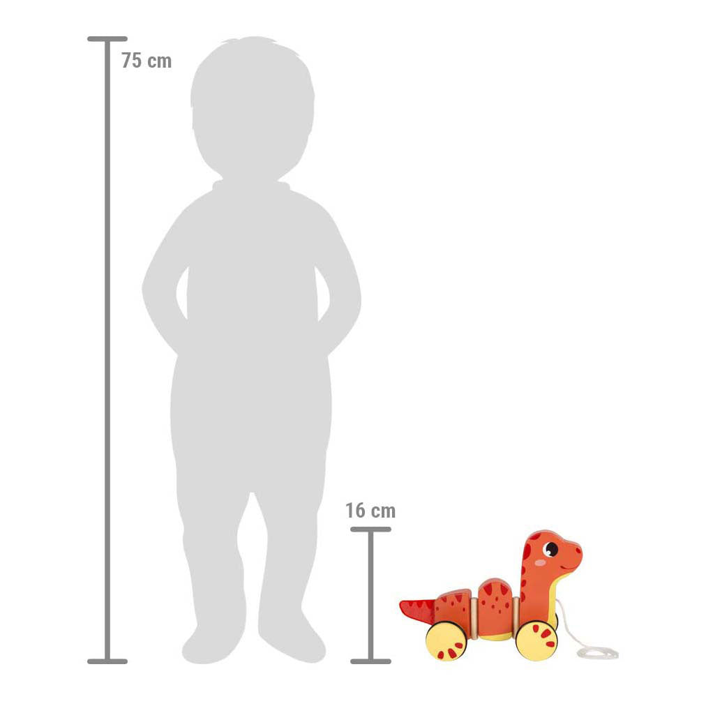 Small foot - figura di dinosauro in legno