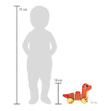 Small foot - figura di dinosauro in legno