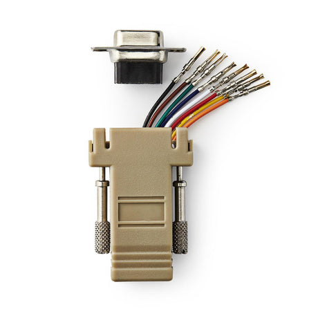 Nedis ccgp52820iv adattatore d-sub d-sub 9 pin femmina - rj45 (8p8c) femmina avorio