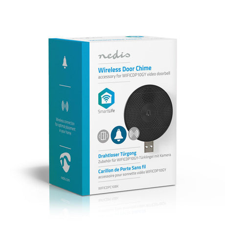Accessorio ricevitore per campanello wireless Nedis wificdpc10bk per USB wificdp10gy