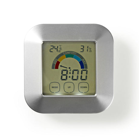 Nedis katr105si igrometro misuratore di temperatura tempo touch screen