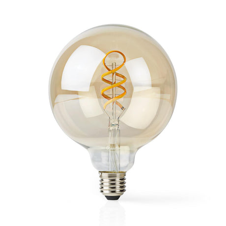 Nedis Wi-Fi LT10GDG125 Lampadina LED a filamento Wi-Fi Bianco caldo/freddo ruotata E27 G125 5,5 W 350 lm