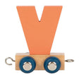 Small foot - trenino con lettere in legno polare - v