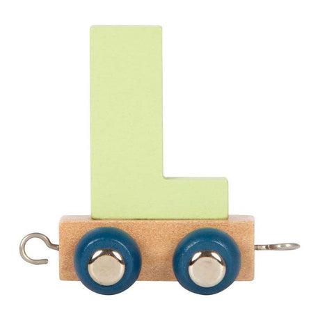 Piccolo piede - trenino in legno polare - l