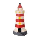 Faro lampada Egmont rosso-bianco. 17x35cm