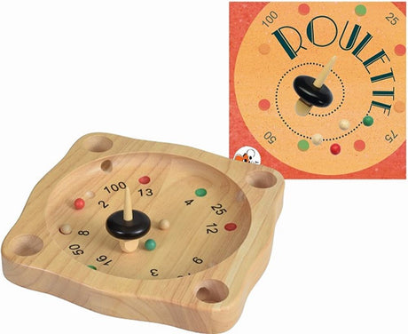 Gioco: roulette. 25 x 25 x 4 cm 5+