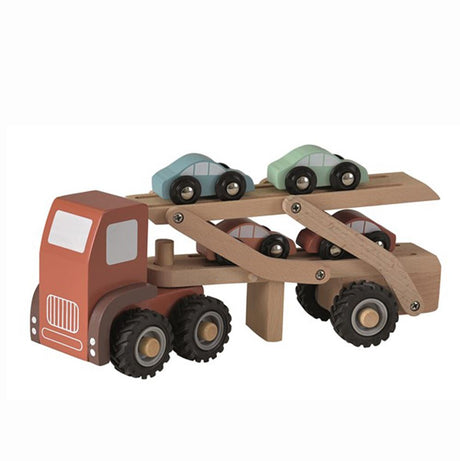 Trasporto auto in legno Egmont con 4 auto