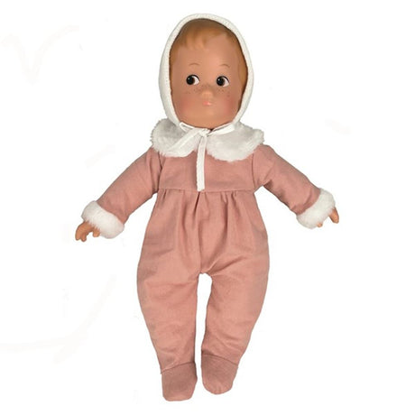 La bambola Lucia. corpo morbido. 32cm. scritto a mano