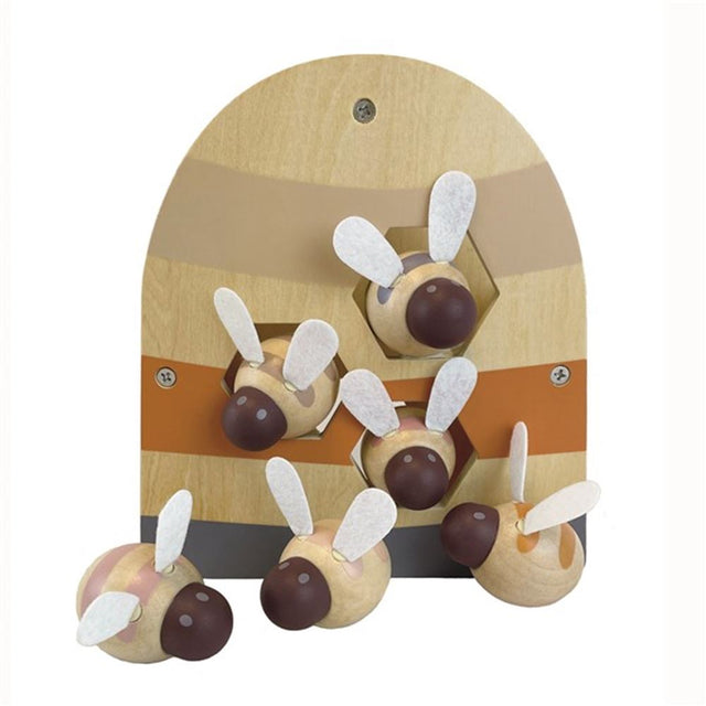 Api scatola a forma di legno Egmont. 17x18x6,