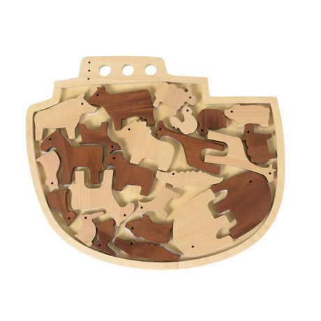 Puzzle a forma di legno Egmont dell'Arca di Noè