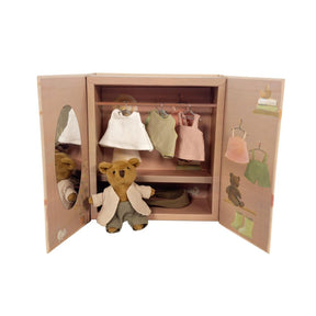 Armadio Egmont con orso. 18x16x6 cm.