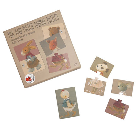 Egmont 10 puzzle di animali misti. fsc