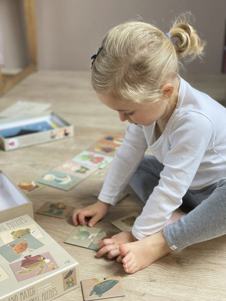 Egmont 10 puzzle di animali misti. fsc