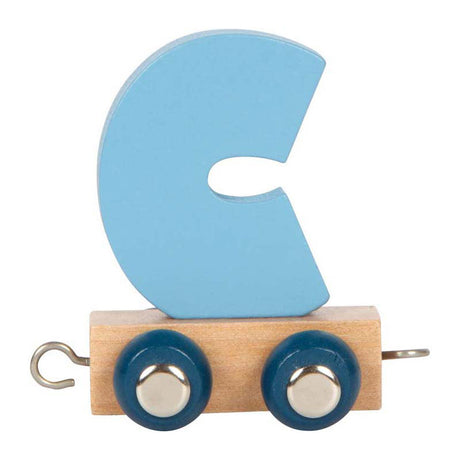 Piccolo piede - treno di lettere in legno polare - ca