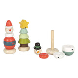 Small foot - Torre impilabile natalizia e invernale, 9 pezzi