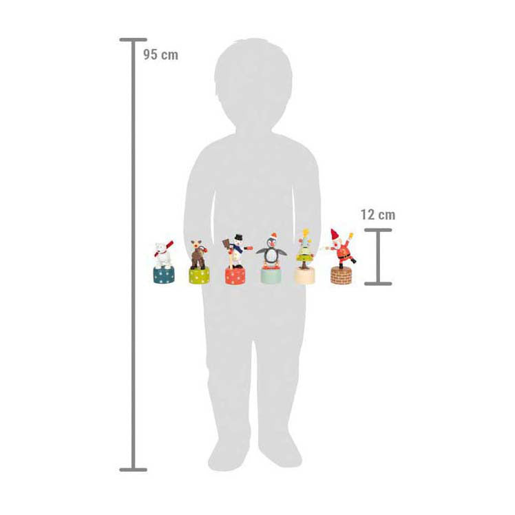 Small foot - esposizione figure di danza natalizia e invernale, 12 pz.