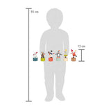 Small foot - esposizione figure di danza natalizia e invernale, 12 pz.