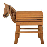 Piccolo piede - cavallo di legno marrone