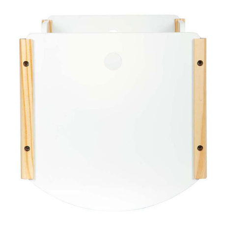 Small foot - Letto per bambole in legno bottoncino bianco