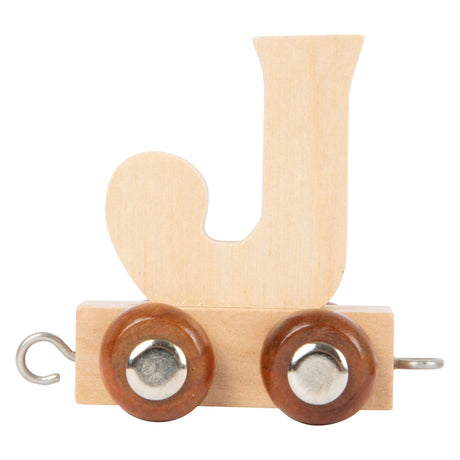 Small foot - Treno delle lettere in legno - j - 12 pezzi
