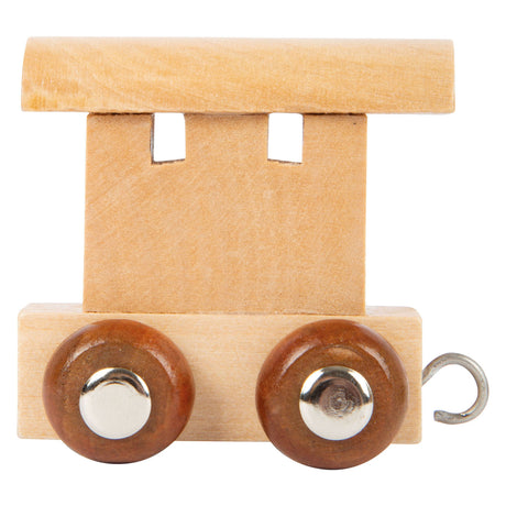 Small foot - Vagone ferroviario con lettere in legno - 12 pezzi