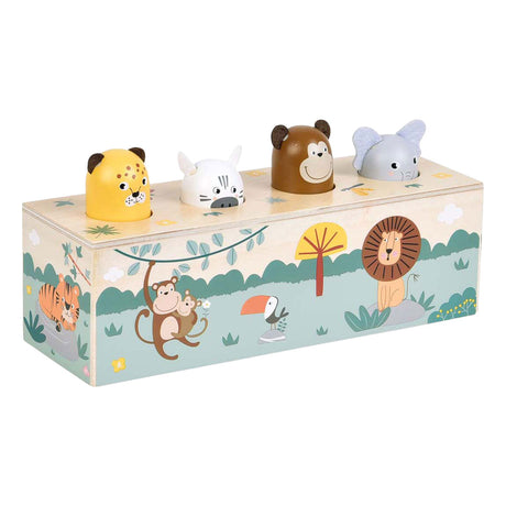 Small foot - animali danzanti in legno con suoni safari fsc