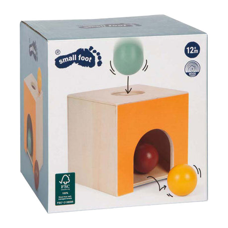 Piede piccolo - scatola in marmo Montessori in legno fsc