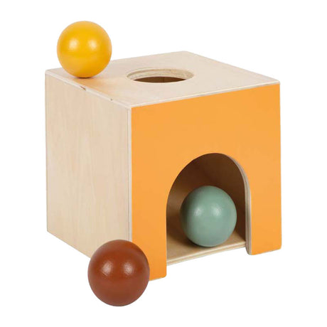 Piede piccolo - scatola in marmo Montessori in legno fsc