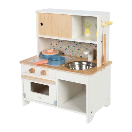 Small foot - Cucina da gioco compatta in terrazzo in legno