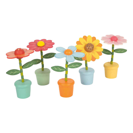 Piccolo piede - figura di fiore stampata in legno