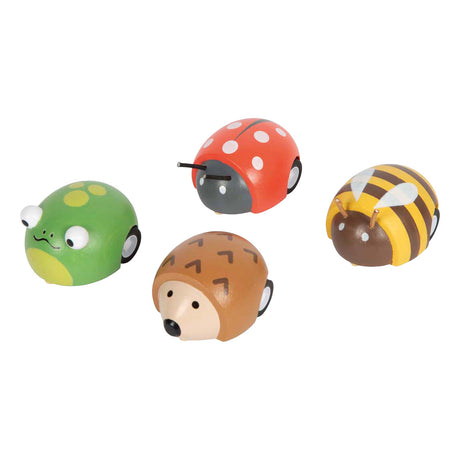 Small foot - animaletti tirabili in legno piccoli amici - 12 pz.