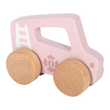 Small foot - macchinina in legno rosa