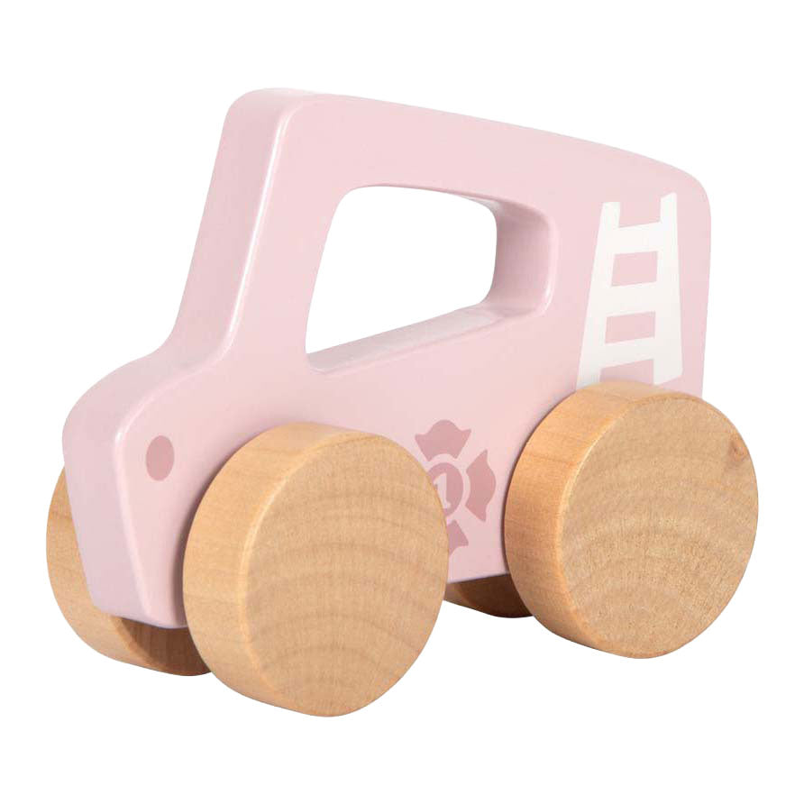 Small foot - macchinina in legno rosa