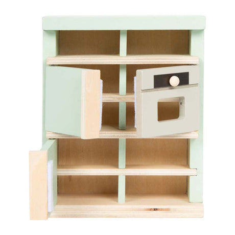 Small foot - set di mobili per casa delle bambole in stile scandinavo