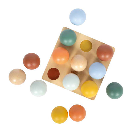 Small foot - Gioco di smistamento Montessori in legno con palline