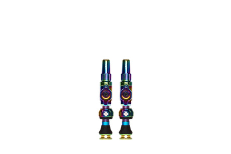 Valvola tubeless Muc-off big bore lite piccola valvola presta francese iridescente 30mm