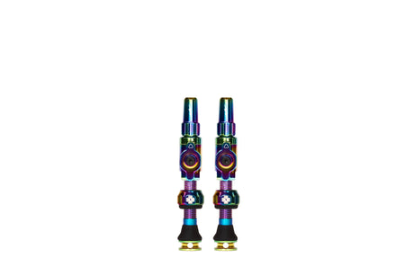 Valvola tubeless Muc-off big bore lite media iridescente valvola presta francese 35mm