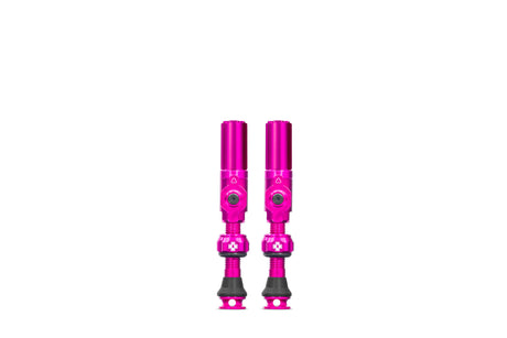 Muc-off valvola tubeless valvola schräder per auto ibrida di grosso diametro rosa medio da 35 mm