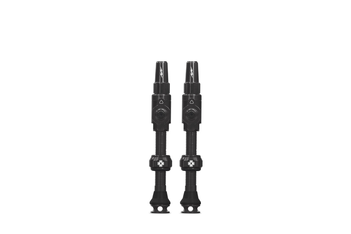 Valvola tubeless Muc-off big bore lite large nera valvola presta francese 45mm