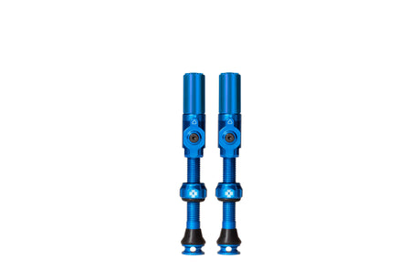 Muc-off valvola tubeless valvola schräder ibrida big bore blu per auto da 45 mm