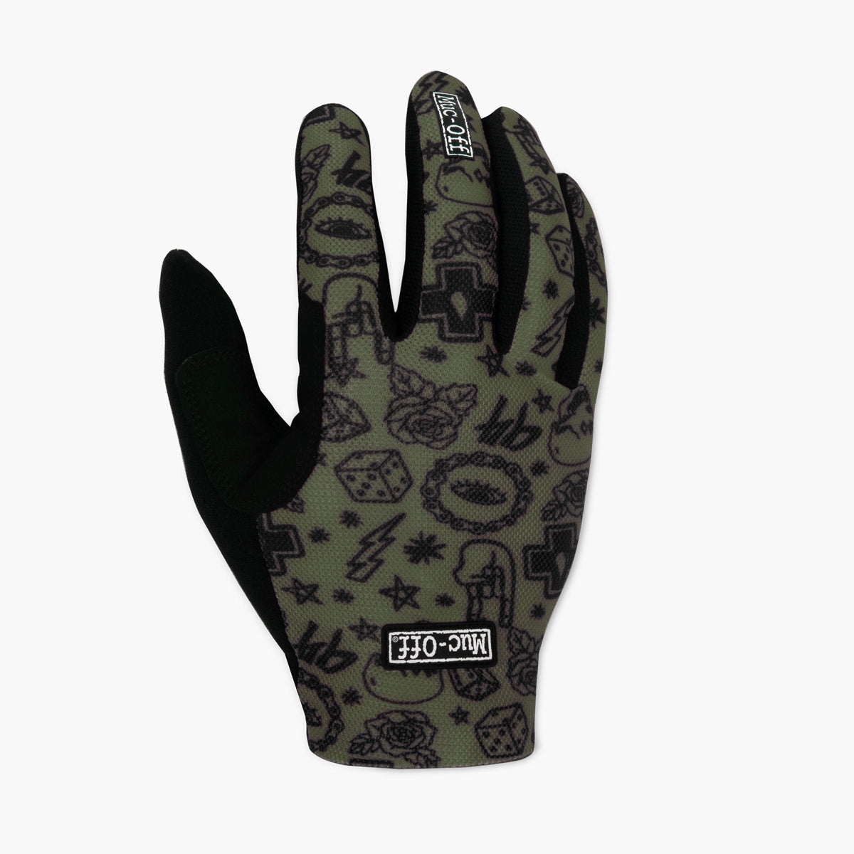 Muc-off guanto estivo leggero da corsa verde