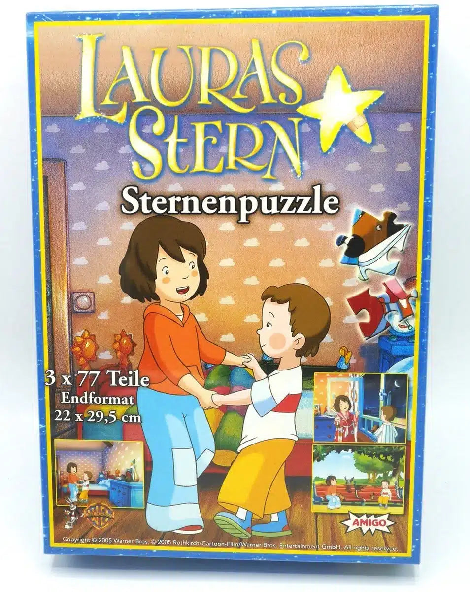 Tactic laura's sterren puzzel 3 x 77 stukjes