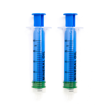 Set Elvedes di siringhe di spurgo per olio minerale