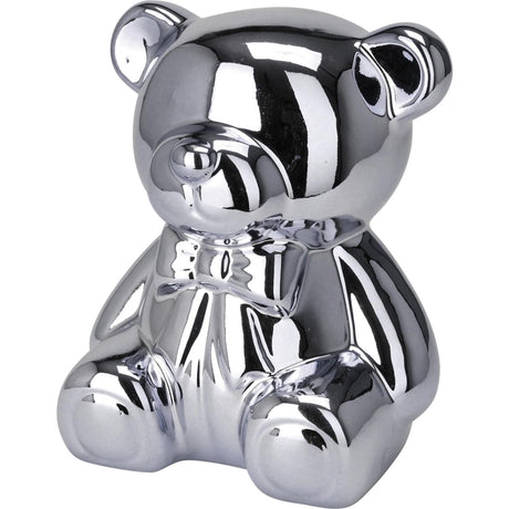 Salvadanaio Home Styling orsetto argento oro 2 assortiti